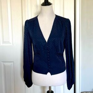 NWT Navy blue Sanctuary top